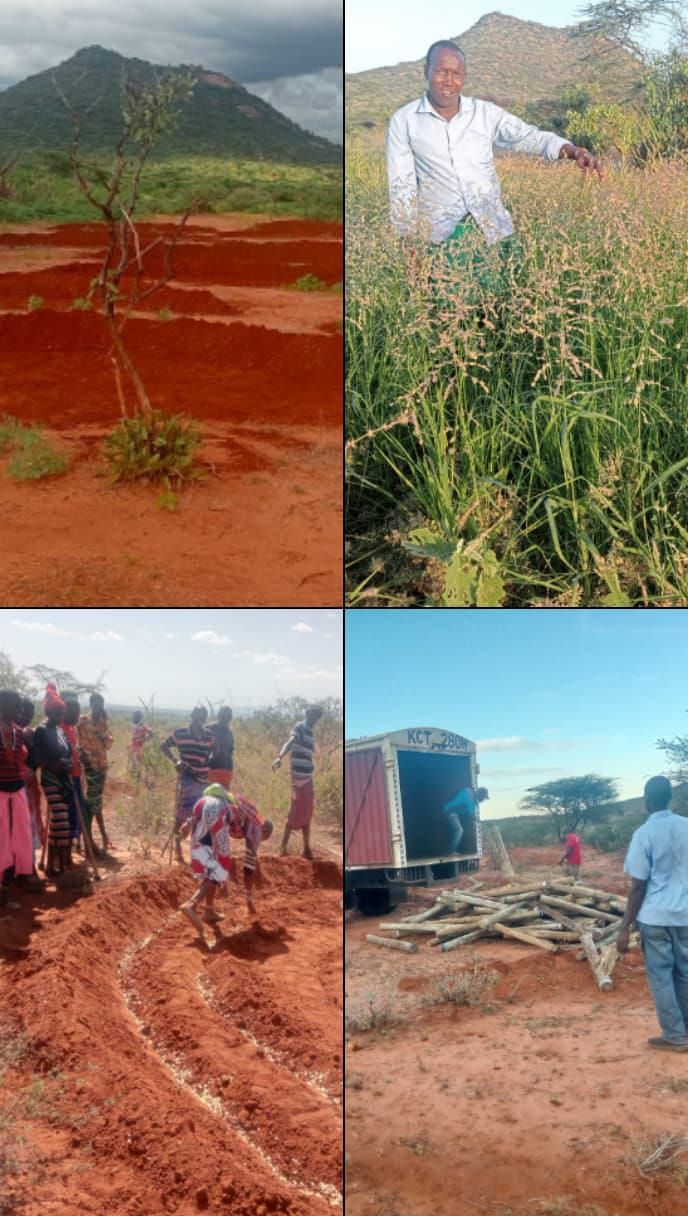 Before-and-after comparison of the rehabilitated Nyongoni Block